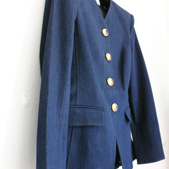NEW Veronica Beard Cynthia Tailored Denim Jacket, Multi-size - Picture 7 of 11